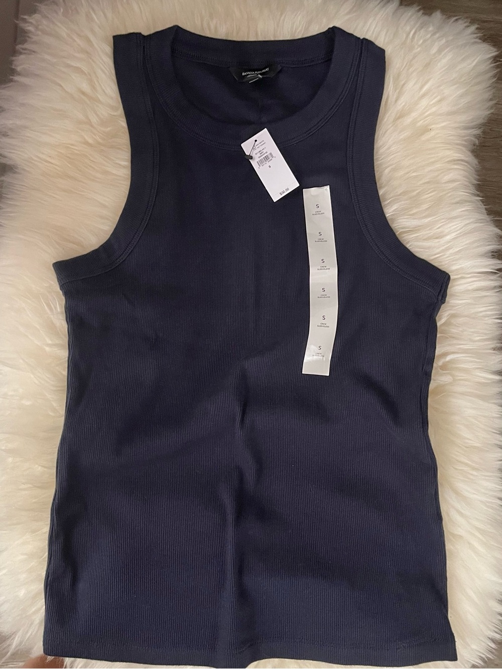 Banana Republic Ribbed Racer Tanks Set (2) - Picture 6 of 8